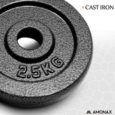 2.5 kg plates cast iron weight set